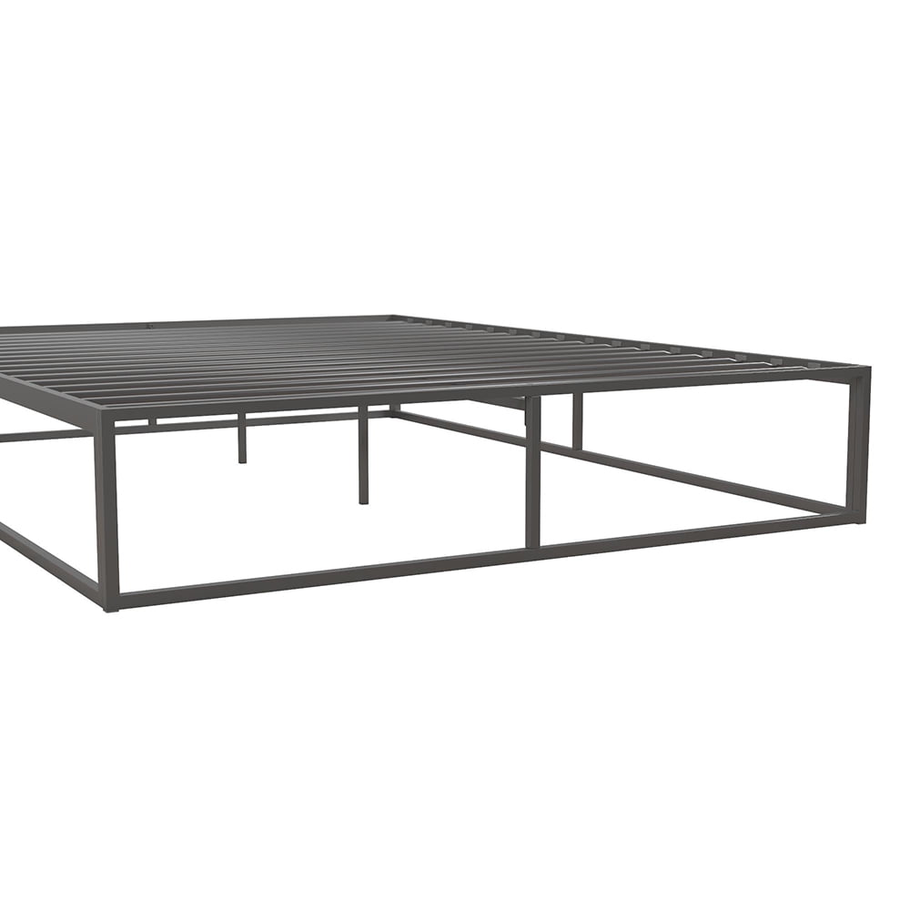 Private Jungle Heavy Duty Metal Bed Frame, Noise Free&Anti-Slip Iron Bed Platform - Grey Private Jungle Heavy Duty Metal Bed Frame, Noise Free&Anti-Slip Iron Bed Platform - Grey