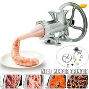 Table Manual Meat Grinder Mincer Stuffer Sausage Noodle Maker Machine Commercial