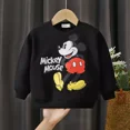 thumbnail image 1 of Disney-sudaderas con capucha para bebé y niño, conjunto de dos piezas con estampado de dibujos animados, Tops de manga larga y pantalones, traje informal, 1 of 2