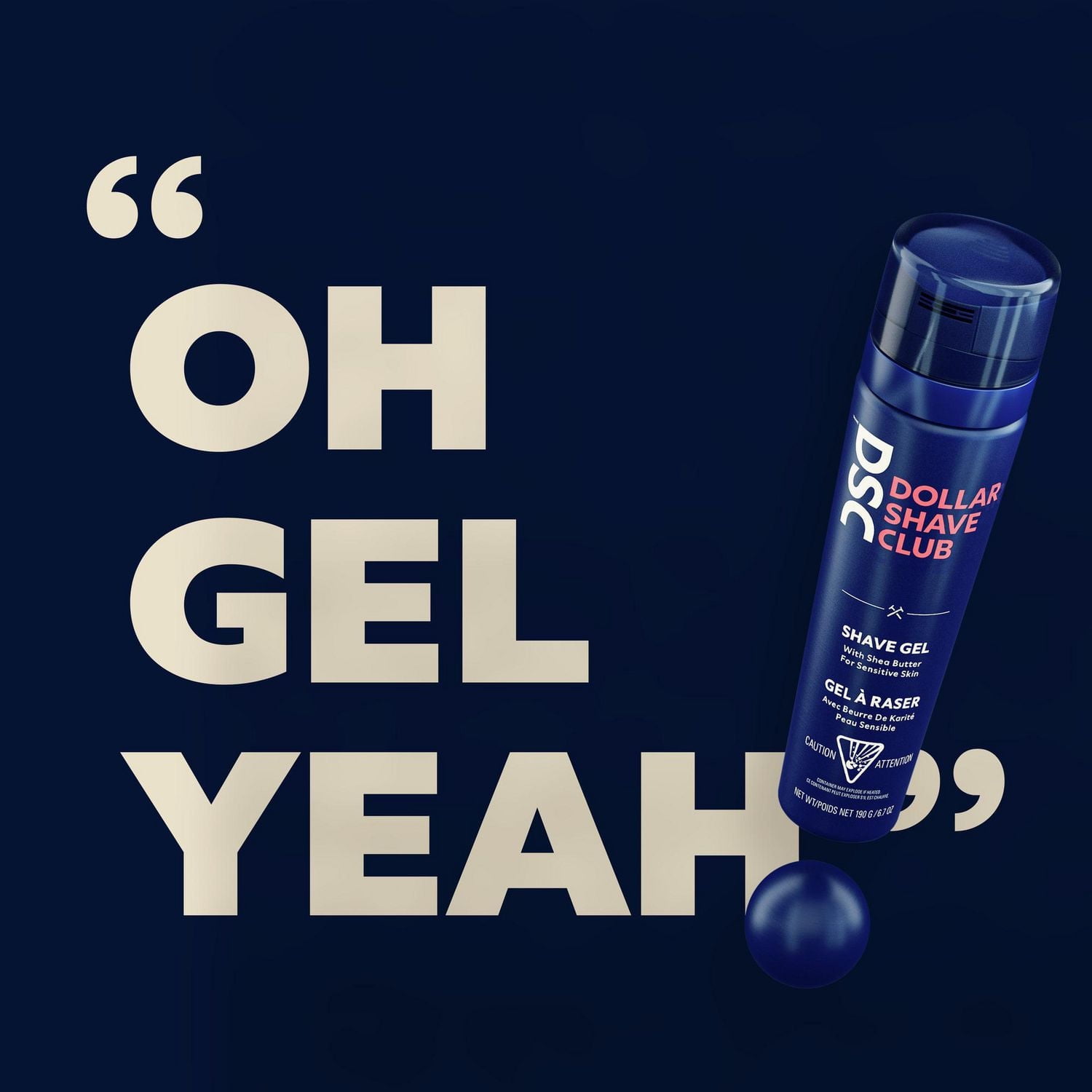 Gel à raser Dollar Shave Club pour un glissement et une hydratation suprêmes