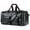 Black, variant on Large Capacity Men Travel Handbags Retro PU Leather Travel Luggage Pack Outdoor Shoulder Travel Bag Duffle Bag