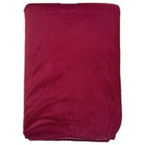 NorthCrest Home Sherpa Micromink Rich Red Oversized Soft Throw Blanket