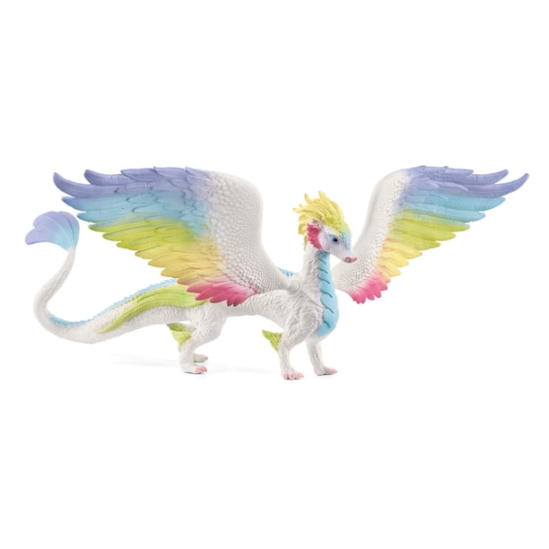 Figura de juguete Schleich Bayala Rainbow Dragon con alas móviles