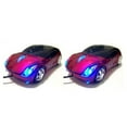 thumbnail image 2 of bedienty Universal Car Shaped Wired Optical Mouse Replacement Home Office Portable 3 Keys Gaming Computer Mice Accessories Show as Picture 2Set, 2 of 6
