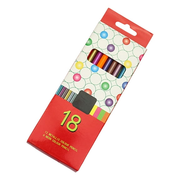 12/18/24 Color Sketching Pencil Easy to Color Drawing Pencils Metallic Colored Pencil Set for Kid Adult