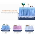 thumbnail image 4 of Amdohai Handmade Tulle Table Skirt Tablecloth Decorative Tableware Cloth for Rectangle or Round Table Home Table Skirting For Party Wedding Banquet Picnic, 4 of 7