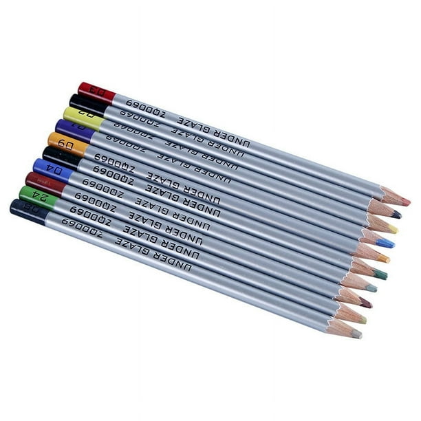 Lápiz de color para esmaltado de cerámica, pintura de bricolaje, lápiz de color para esmaltado de temperatura media y alta, bolígrafo de tiza, bolígrafo de color para esmaltado de 10 colores