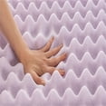thumbnail image 5 of Lavender Infused Memory Foam Mattress Topper, 2/3/4inch, Cooling, Soft Support, Ventilated, Bed in a Box, 5 of 7