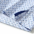 thumbnail image 6 of SYLCLEG Golf Shirts for Men Dry Fit Short Sleeve Print Performance Wicking Polo Shirt,Blue Loop Chain,M, 6 of 6