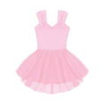 thumbnail image 4 of Kvysinly Kids Sleeveless Ballet Dance Tutu Dress Leotard for Little Girls Figure Ice Skating Birthday Pink 14, 4 of 7