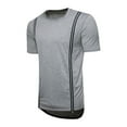 thumbnail image 1 of Camisas Elvqul para Caballero Deportivas Gris Playa Algodón sin Estampado Manga Corta Cuello Redondo, 1 of 4