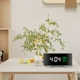 thumbnail image 5 of XYRSRUW Multifunctional Intelligent Digital Mirror Clock, Stylish LED Alarm Clock with Large Screen Display, Silent Electronic Desk Clock for Home Use(Green), 5 of 7