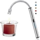thumbnail image 1 of Encendedor de velas, encendedor de arco de carga USB mejorado con cuello flexible de 360°, adecuado para encender velas de luz, estufas de gas, camping, cocina, barbacoa, llama de fuegos artificiales Adepaton WMZL-505-3, 1 of 7