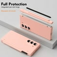 thumbnail image 5 of Allytechgroup for Samsung Galaxy Z Fold 6 Case with Stylus Pen + Pen Holder + Screen Protector, Full Body Protective Hinge Protection Rugged Case for Women Men, Pink, 5 of 7