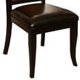 thumbnail image 3 of Benjara Benzara , Set of Two, Black and Brown Salida I Transitional Side Chair (Set of 2), Black & Antique Oak, 3 of 4