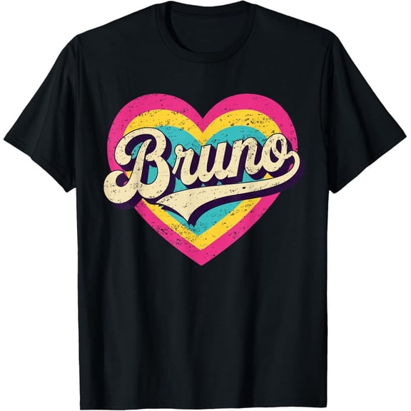Men Women Bruno Retro 80s Graphic T-Shirt