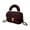 Coffee, variant on Purses For Women Women Woven Handbag Multifunctional Tote Crossbody Shoulder Bag DIY Knitting Material Kit Pink A