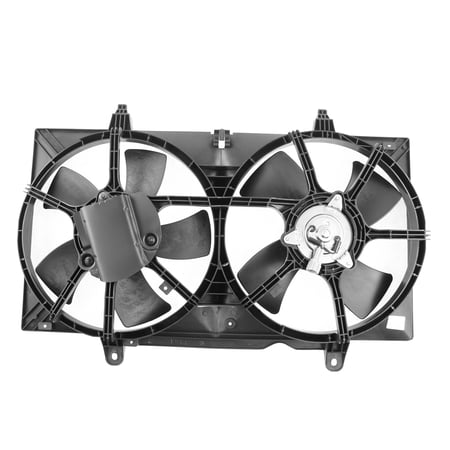 Agility Auto Parts 6029103 Dual Radiator and Condenser Fan Assembly for Nissan Specific Models Fits select: 2002-2006 NISSAN ALTIMA 2004-2008 NISSAN MAXIMA