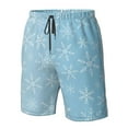 thumbnail image 4 of Pofeuu Snowflake Snowing Prin Men's Swim Trunks Quick Dry Bathing Suit Swimming Board Shorts Mesh Lining Beach Swimwear-X-Large, 4 of 6