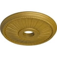 thumbnail image 3 of Ekena Millwork 20 1/8"OD x 3 7/8"ID x 1 7/8"P Berkshire Ceiling Medallion (Fits Canopies up to 6 3/8"), Hand-Painted Pharaohs Gold, 3 of 7