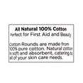thumbnail image 5 of (6 pack) Equate Beauty Premium Cotton Rounds, 100 Count, 5 of 8
