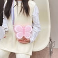 thumbnail image 3 of Jiibva Butterfly-Themed Mini Crossbody Bag, Silicone Small Purse with Colorful Strap, 3 of 7