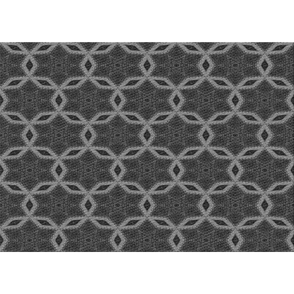 Ahgly Company Machine Washable Indoor Rectangle Transitional Platinum Gray Area Rugs, 5' x 7'
