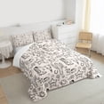 thumbnail image 3 of YST Western Cowboy Kids Comforter Set Toddler Size,Cow Skull Horseshoe Cactus Rustic Bedding Set,Adults Bedroom Decor,Cowboy Boot Hat Farmhouse Down Comforter,Retro Duvet Insert, 3 of 7