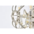 thumbnail image 6 of 1130 Geneva Collection Pendant 17"X19.5" Royal Cut Golden Teak (Smoky) Crystals 4 Light Polished Nickel Finish, 6 of 9