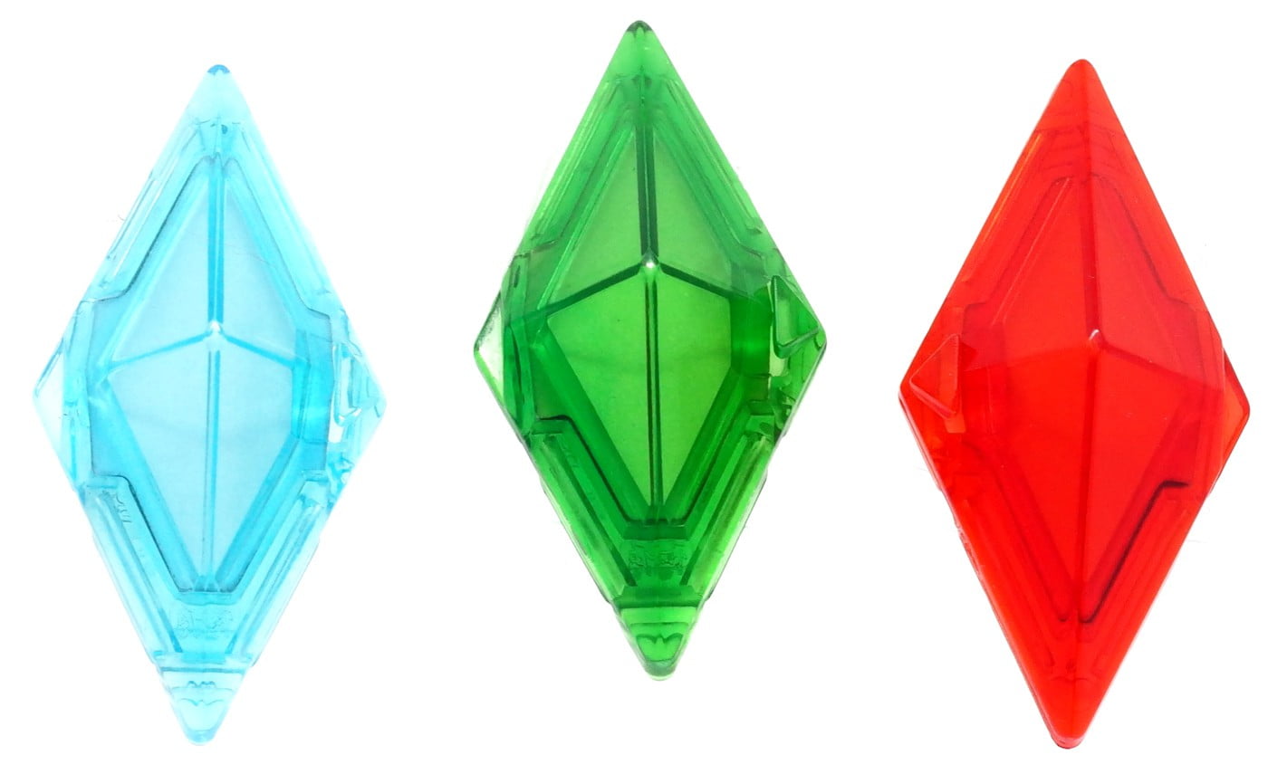 Pokemon ZRing Grassium Z, Firium Z & Waterium Z Crystal 3Pack [No