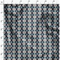 thumbnail image 3 of Soimoi Pure Silk Blue Fabric By the Yard - 42 Inch Wide - Geometric Material - Artistic and Modern Patterns for Various Uses Printed Fabric, 3 of 6