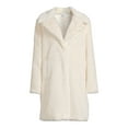 thumbnail image 3 of Time And Tru Women's and Plus Plush Faux Fur Jacket, 3 of 5
