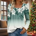 thumbnail image 2 of Women's Loose-Print Long-Sleeved T-Shirt, 2 of 7