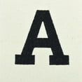 thumbnail image 5 of DALIX Initial Tote Bag Personalized Monogram Black Zippered Top Letter - A, 5 of 7