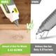 thumbnail image 3 of Pistola de pegamento termofusible inalámbrica WORKPRO 12 V recargable blanca, 3 of 9