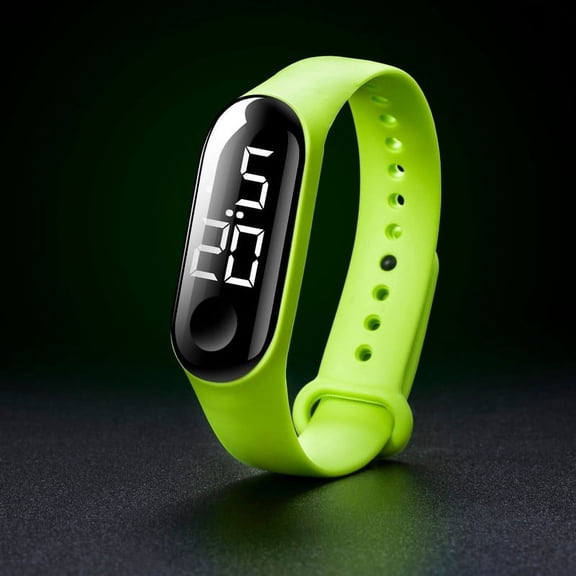 HmNPlay Men's LED Digital Sports Watch Waterproof Electronic Touch Sensor Luminous Wristwatch Outdoor Fitness Swim Casual Fashion Timepiece Valentine's Day Gift for Boyfriend