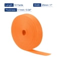 thumbnail image 2 of Uxcell Polypropylene Webbing Strap 1" 10 Yards Light Orange Strapping Band, 2 of 5