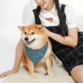 thumbnail image 2 of KLL Bullfinches Branches And Balls Dog Bandanas,Triangle Reversible Pet Scarf for Small Medium Large and Extra Large Dogs-Medium, 2 of 4