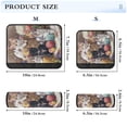 thumbnail image 3 of 2-Pack Seat Belt Covers with Flannel Seatbelt Shoulder Strap Case Adjustable Straps Soft Padding for Car Different Colors and Patterns Cat Small, 3 of 8