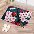 thumbnail image 5 of Cherry Polyester Non-Slip Machine Washable Office Rug Door Rug Floor Mats, 5 of 6