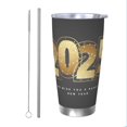 thumbnail image 1 of Bonne Année 2025 Gobelet en Acier Inoxydable 20 oz Tasse de Voyage Portable avec Couvercles, 1 of 7