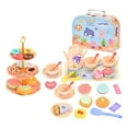 thumbnail image 2 of lionlar Tea Party Toys Developmental Toy Kitchen Tableware Set for Kids Kindergarten Sea Animals, 2 of 9