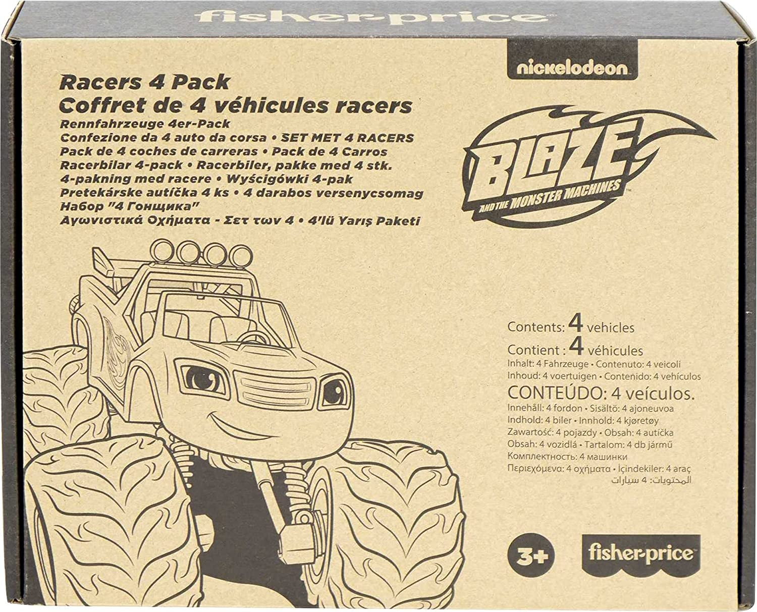 Carro Blaze Monster Machines - Stripes Tape 11cm - Fisher em Promoção na  Americanas