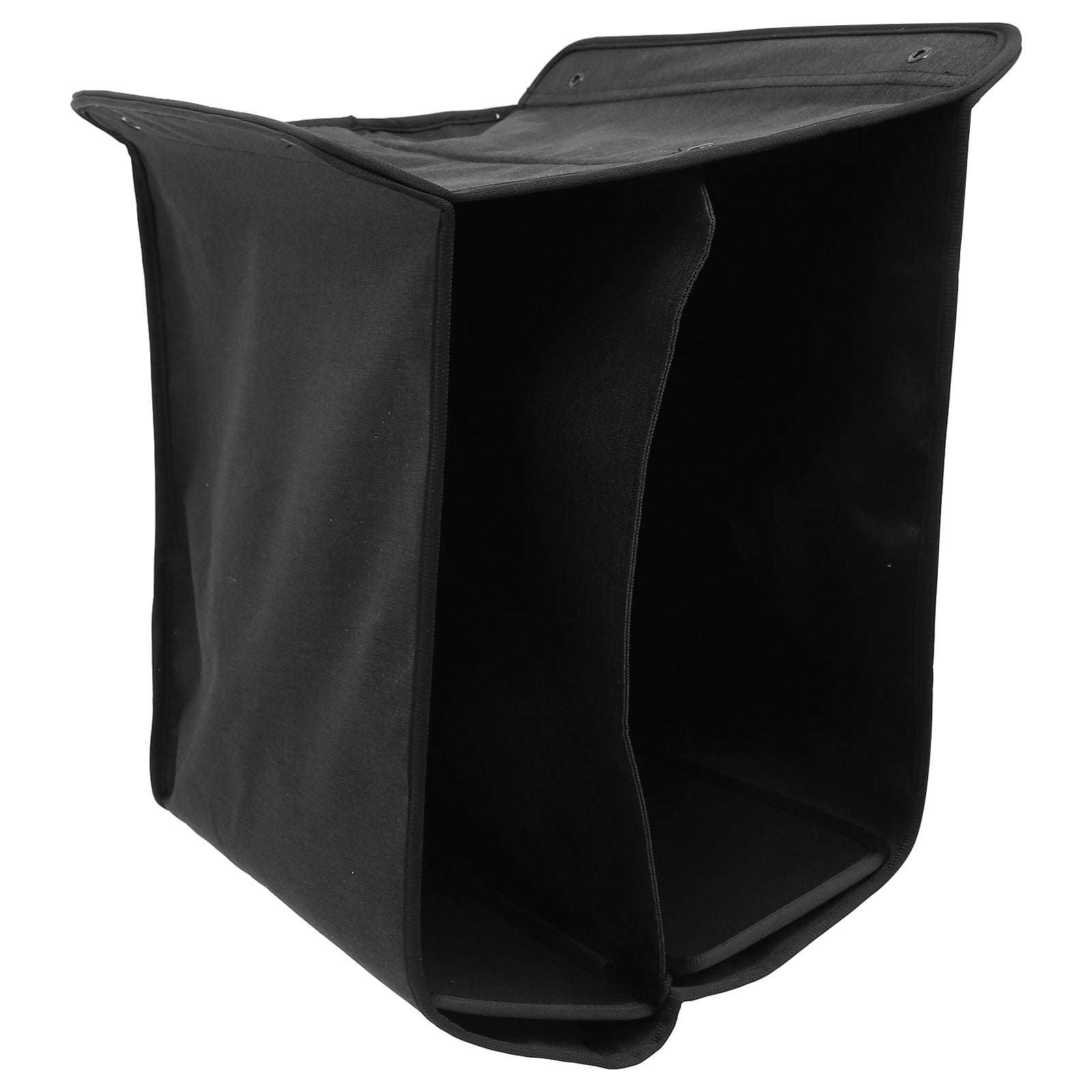 WEUVEB Black Foldable Under Desk Storage Organizer with Multiple Compartments, Large Capacity Office and Home Desk Organizer
