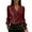 Red, variant on JGGSPWM Womens Satin Tops Trendy Fall Cowl Neck Shirts 3/4 Length Sleeve Elegant Clothes Office Business Dressy Casual Outfits Red M
