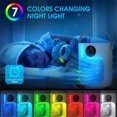 thumbnail image 3 of Air Cooler, Portable Air Conditioner, Mini Personal Evaporative Cooler Humidifier with 3 Wind Speeds, Multi-Color LED Light, Desktop Table Cooling Fan for Home Office, 3 of 7