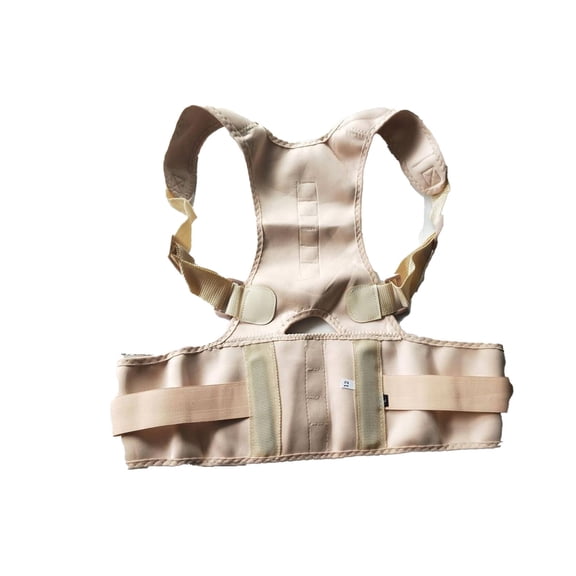 BESTSKY Back Brace,Comfortable Invisible Posture Corrector,Elastic Support for Shoulder Pain Relief,Effective Posture Corrector for Women and Men,Skin,L