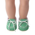 thumbnail image 4 of Zapatos de muñeca para muñecas de 18 pulgadas perfke 4 colores Verde, 4 of 7