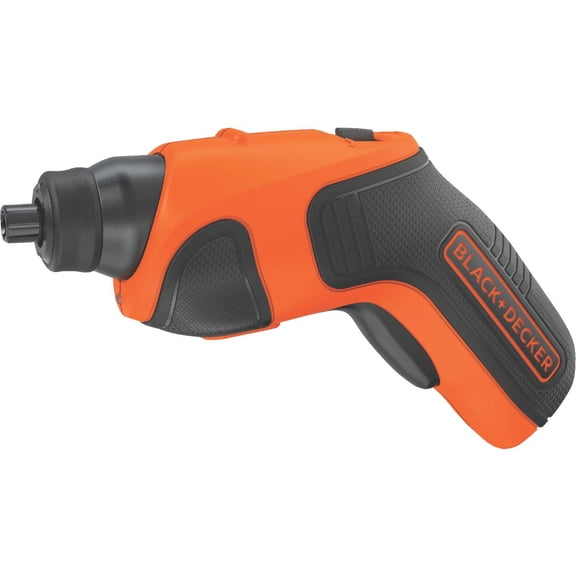 BLACK DECKER Black & Decker Power Tools BDCS20C 4 Volt Max Lithium Cordless Rechargeable Screwdriver — Heavy-Duty Construction, Professional Use