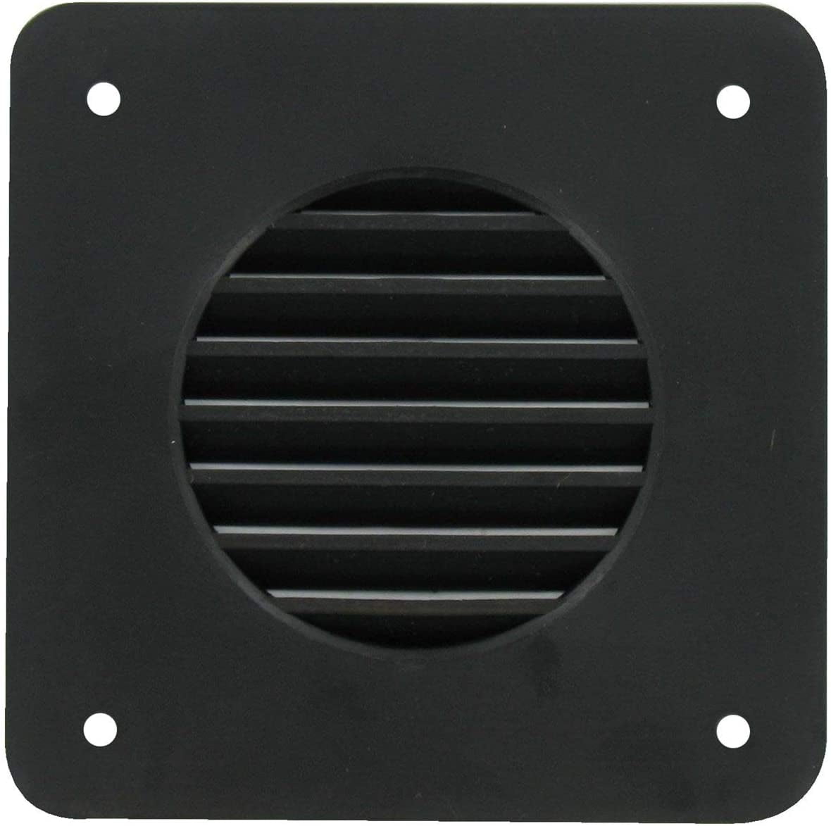 Battery Box Vent System Louver Cover Black RVs, Campers, Trailers